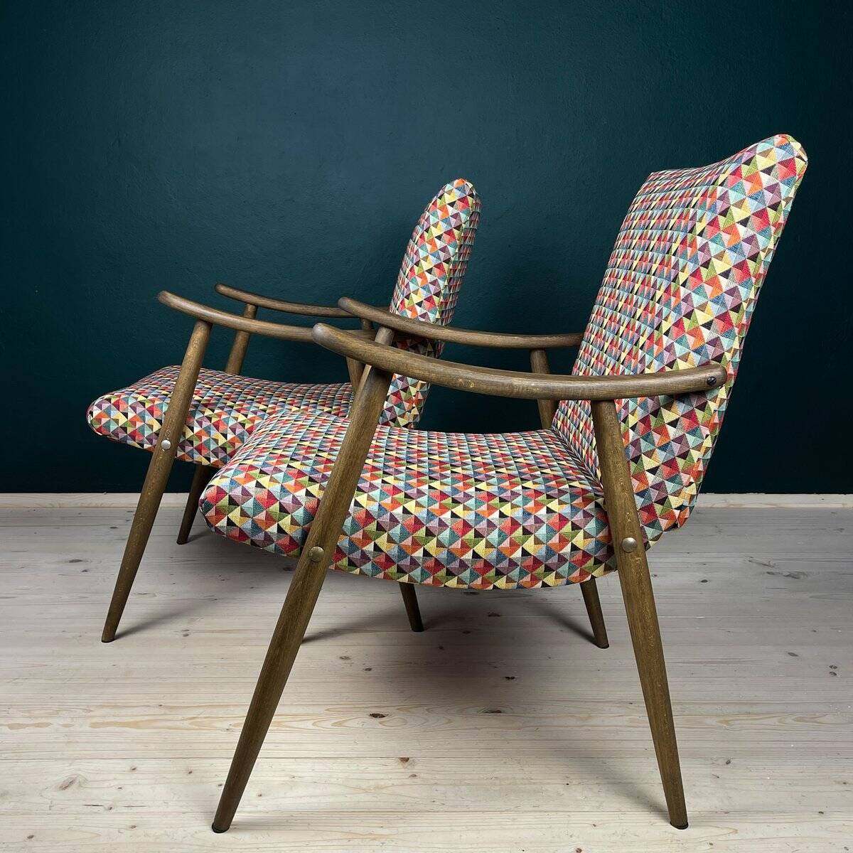 Mid-century Bobi armchair by Meblo, former Yugoslavia, 1960s, set of 2.