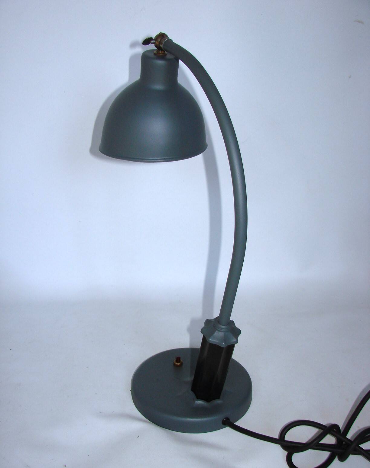 Bauhaus desk lamp, molitor christian dell 1930s
