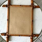 Wooden barber mirror Bamboo style 20-30s