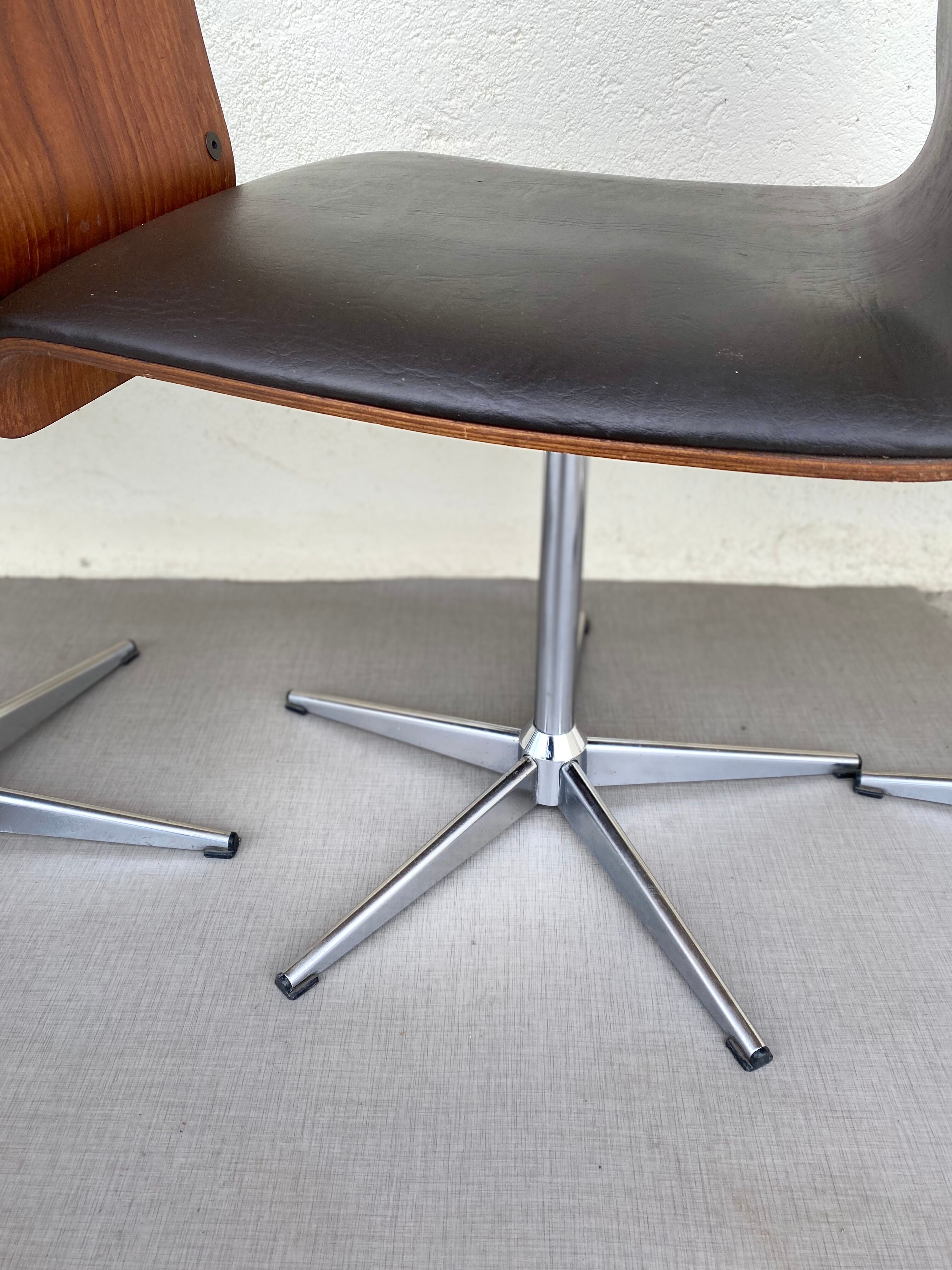 6 design swivel chairs