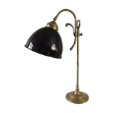 Vintage lamp enamelled globe 50s