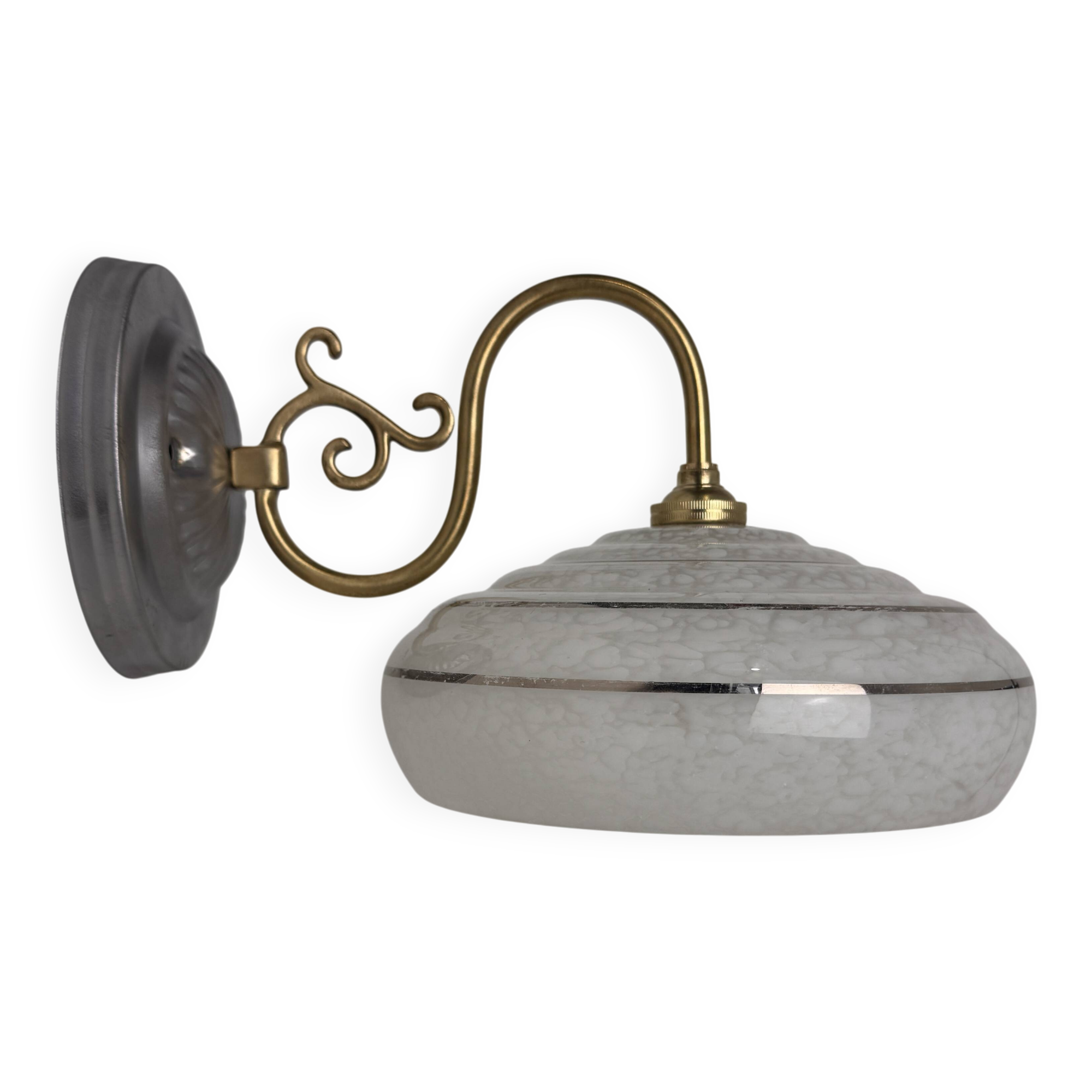 Ancienne applique verre de clichy vintage