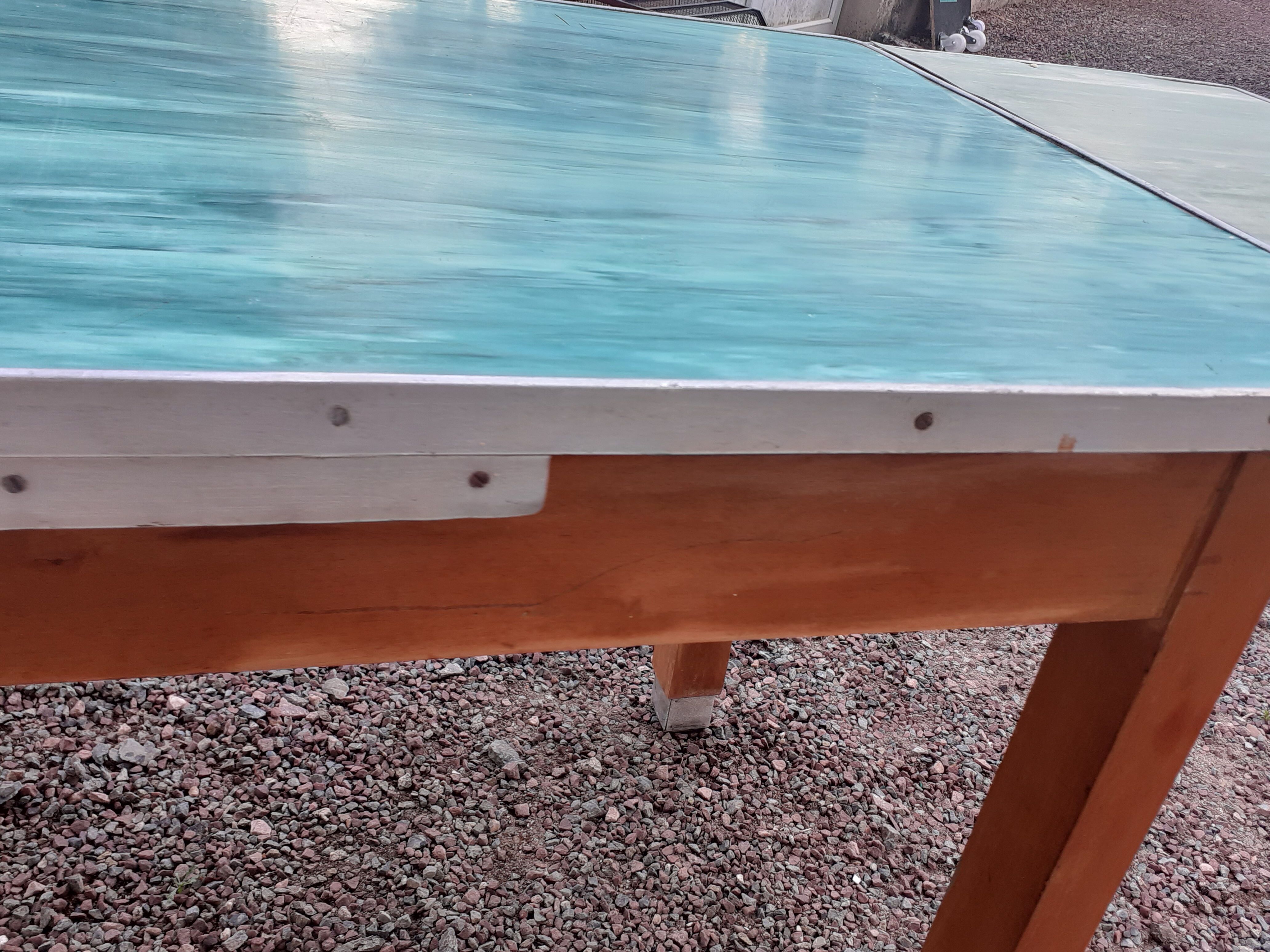 Vintage wooden formica kitchen table