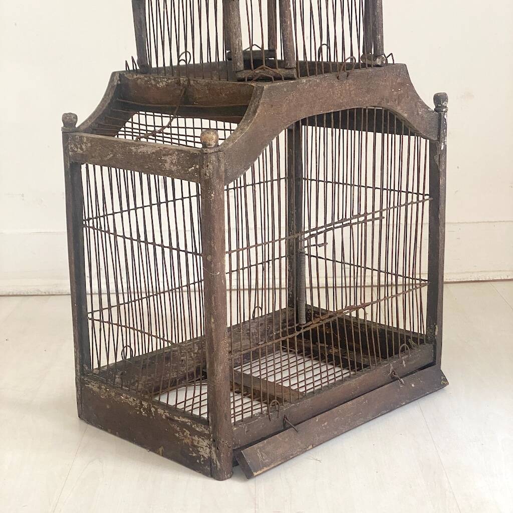 Vintage birdcage from the 1900s