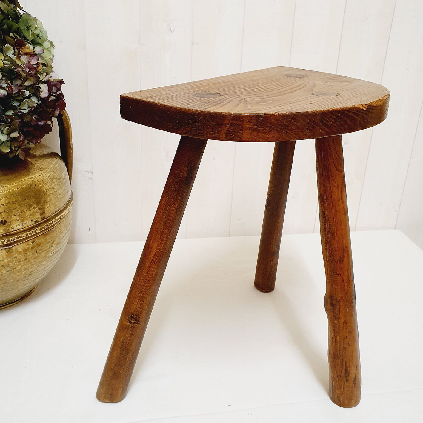 Brutalist tripod stool