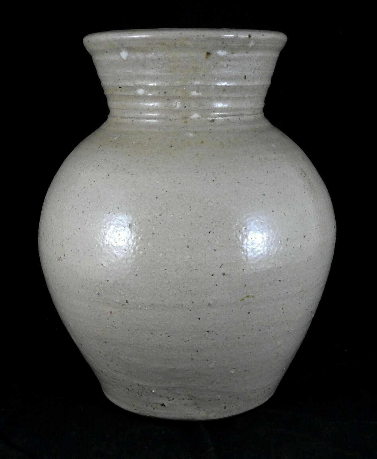 Vase en grés de la borne par Foucher