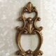 Large Vintage French Bronze Open Back Design Leaf Detail Double Wall Light 4740