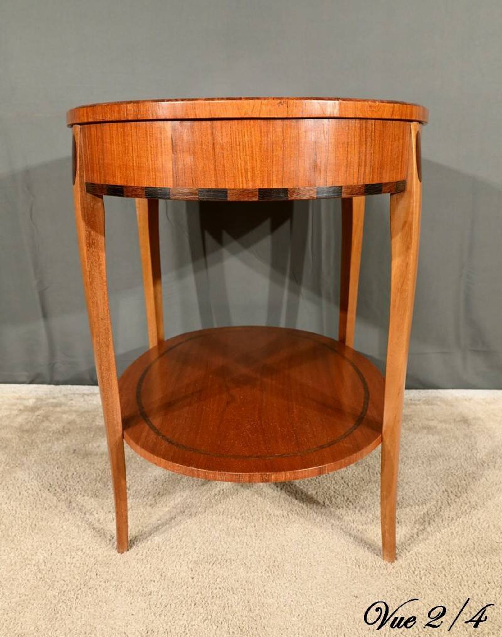 Mahogany and Rosewood Gueridon Table, Art Deco – 1930
