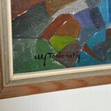 Swedish Oil on Canvas – “Autumn Landscape” by Ulf Tedenstig (1937–1999