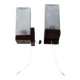 Pair of vintage wall sconces with etched glass and pull switch from the 1970s.