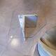 Carrara marble coffee table,