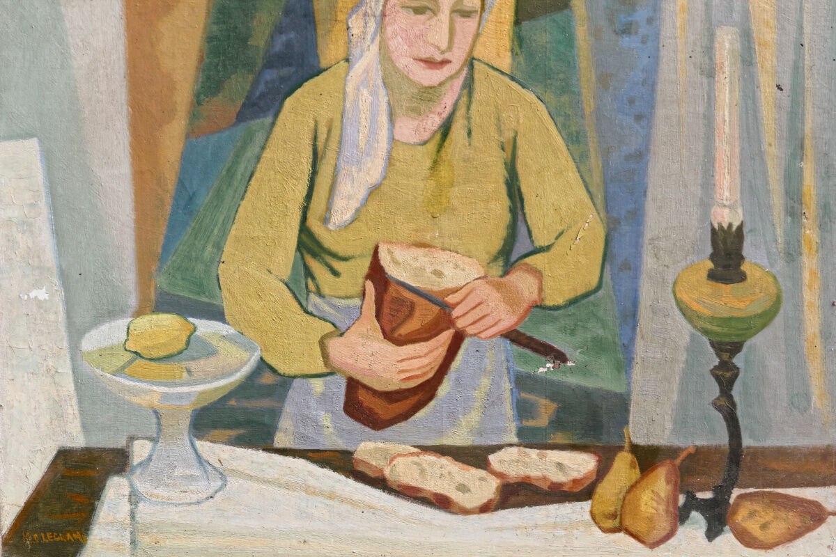 Oil on canvas, Marcel Oswald Legrand