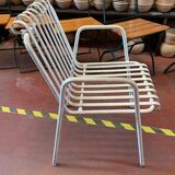 Lot of 5 garden chairs