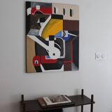 Unique original painting "solar gear" by Bodasca