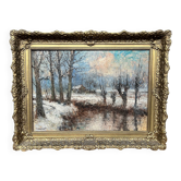 WJ (Walter) Neuhof (1904-1982), "Winter Landscape."