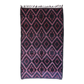 Vintage Black Collectible Rug - 346 x 200 cm