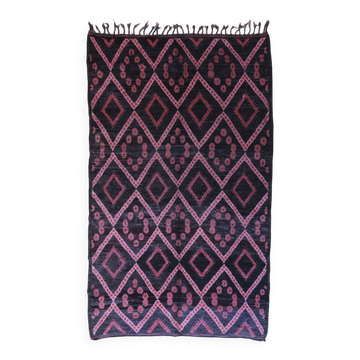 Tapis Noir Vintage de Collection - 346 x 200 cm