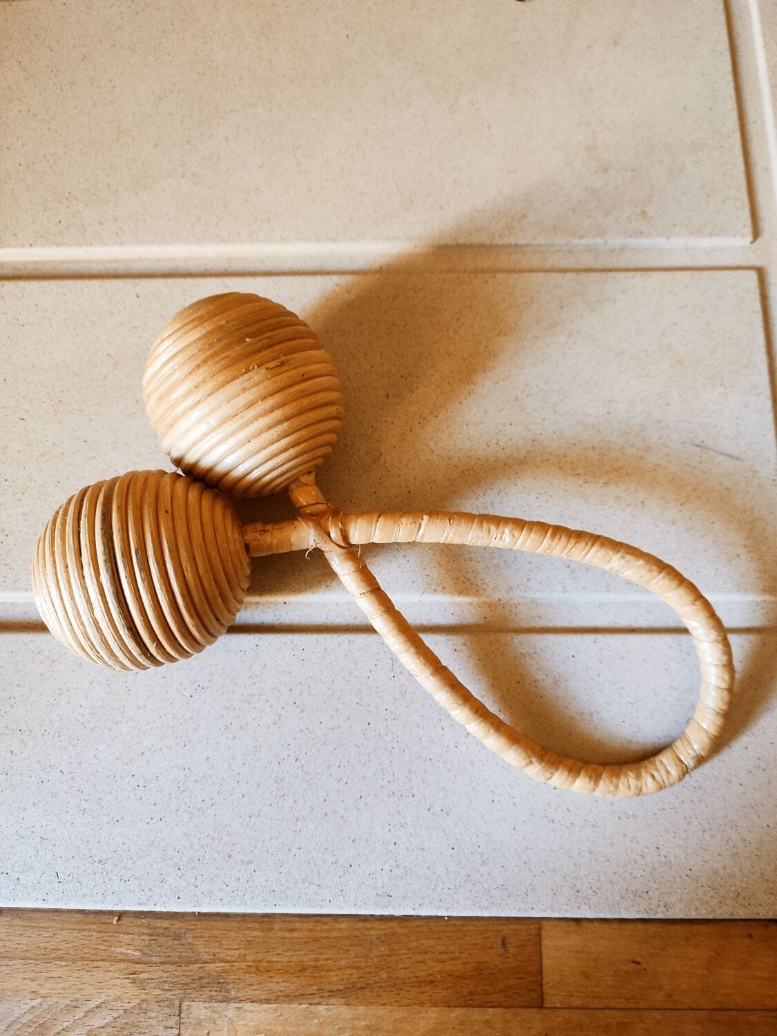 Rattan rattle