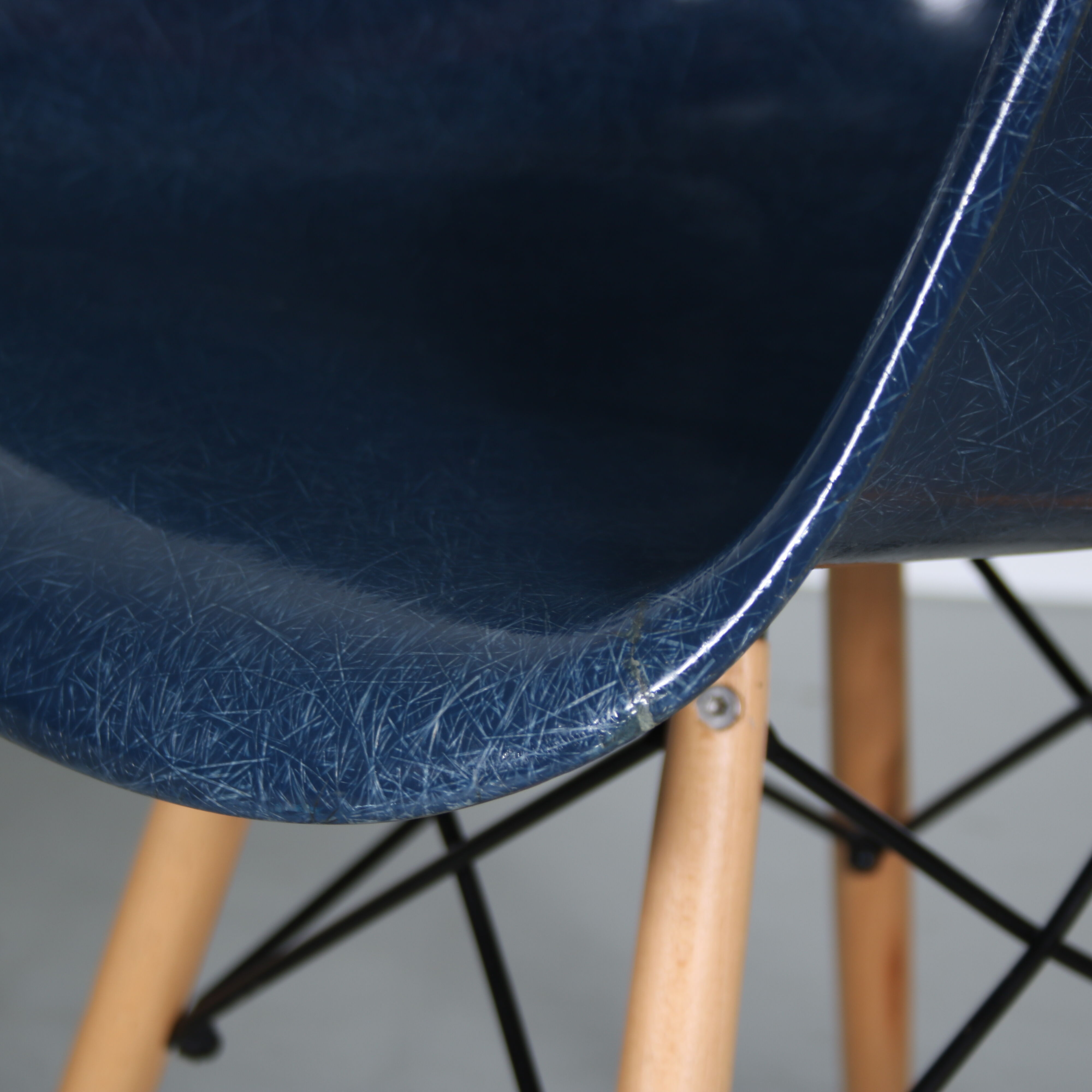 1970s Fiberglass chair by Charles & Ray Eames for Herman Miller, USA