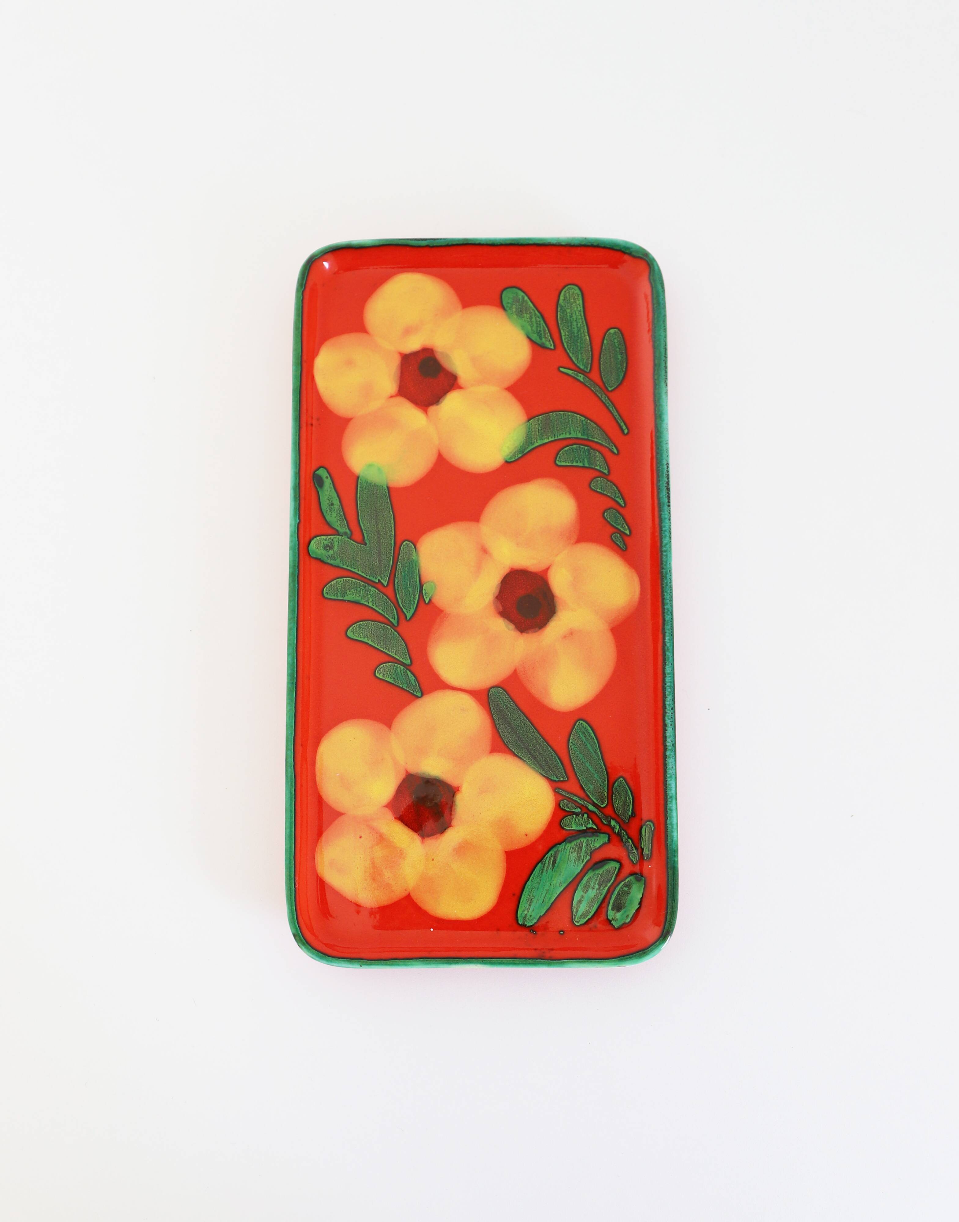 Vintage '60s ZELLER KERAMIK cake plate