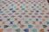 Handmade large multicolored white carpet 250x150cm