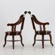 Chaise de barbier pivotante en hêtre restaurée des années 1920, Tchécoslovaquie