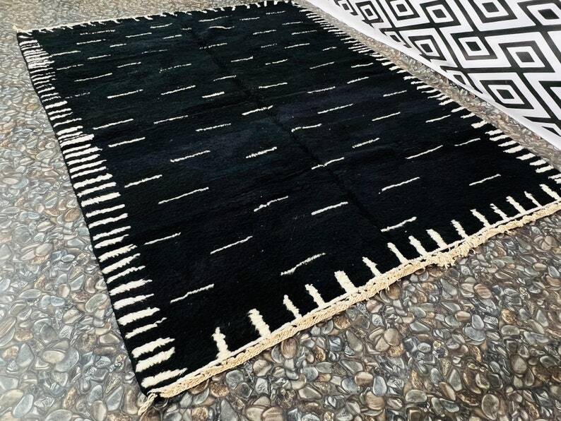 Tapis berbère oued zam en laine