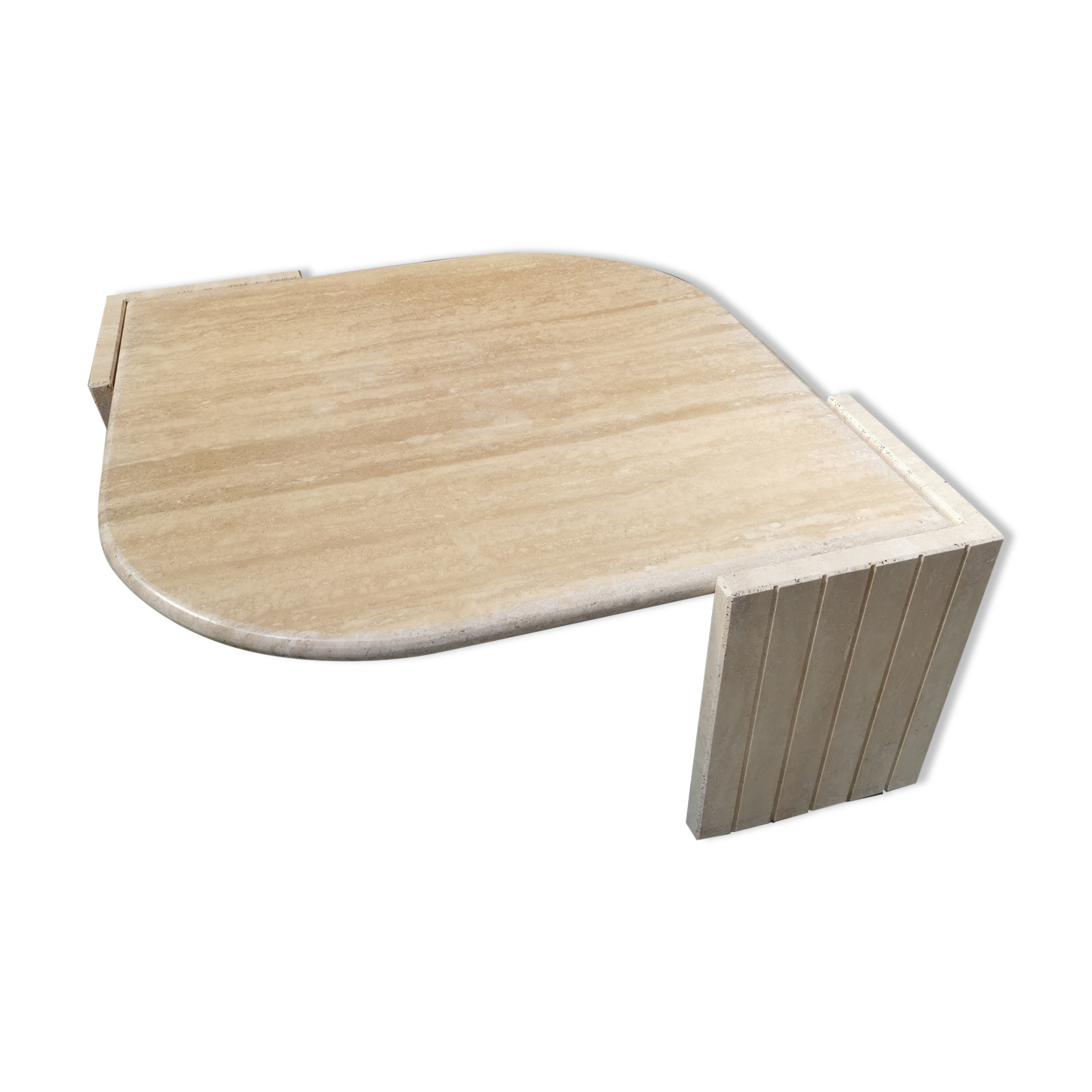 Coffee table in travertine Roche Bobois