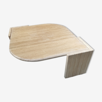 Table basse en travertin Roche Bobois