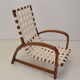 Art-deco adjustable armchair, designed by Jindrich Halabala,Restored,1930's