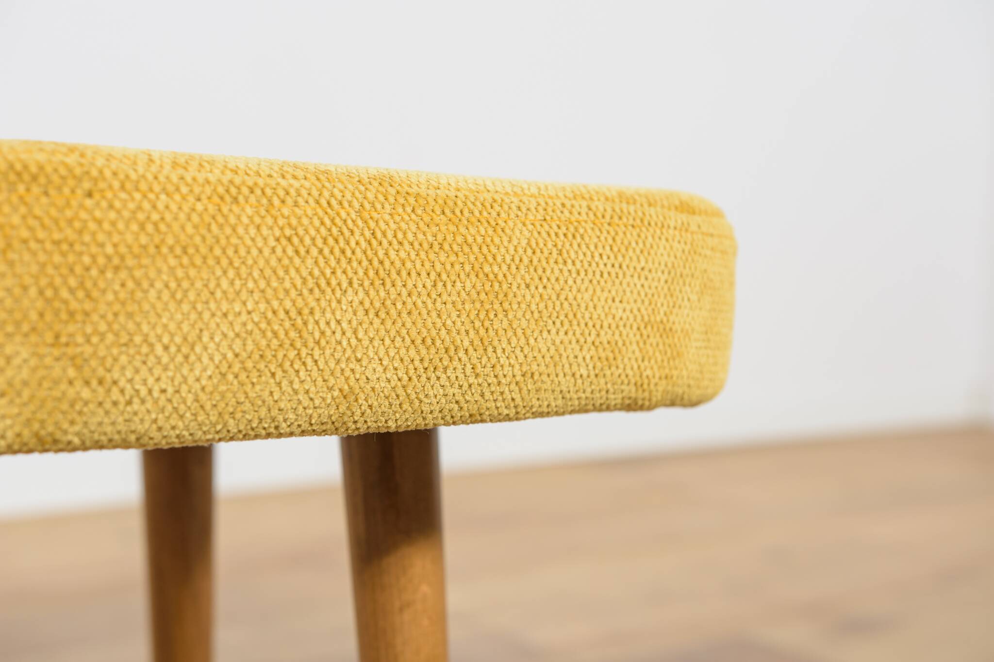 Mid-Century Teak Stool, Poland, 1970s