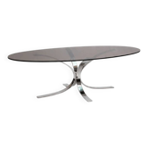 Table basse ovale vintage, 1970