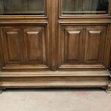 Showcase library in solid walnut Showcase Napoleon III XIX century