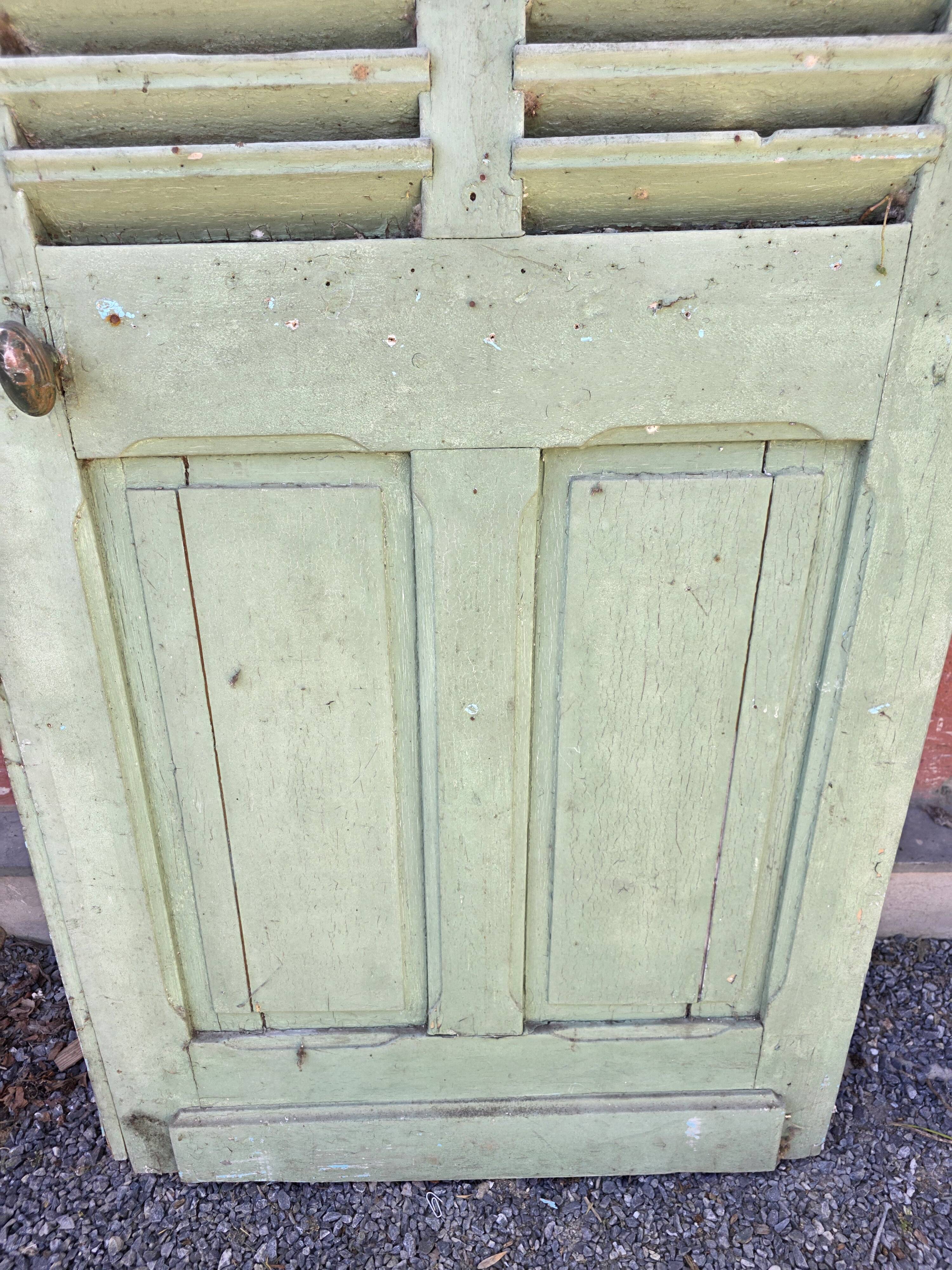 Old shutter door
