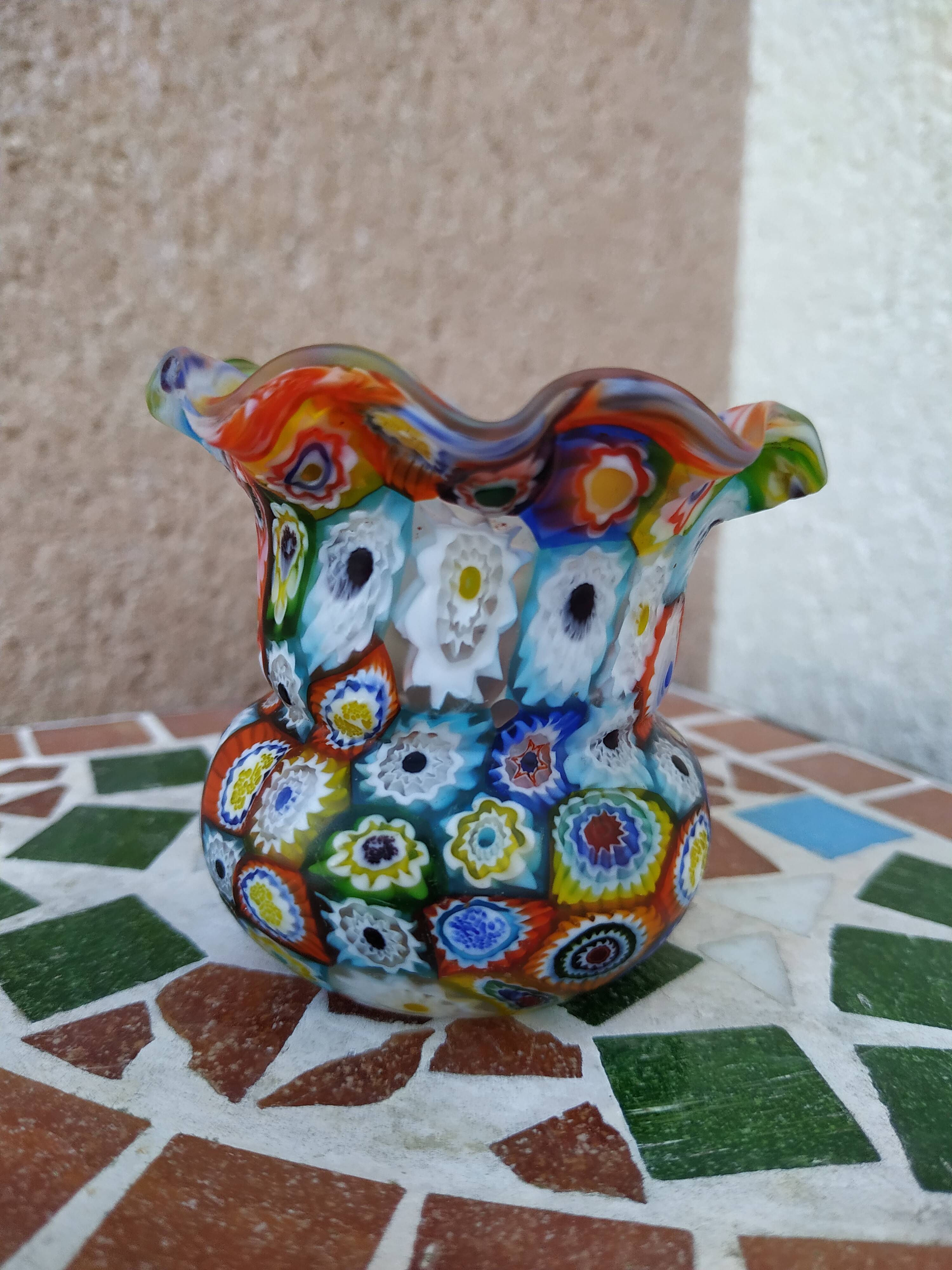 Millefiori vase from Murano