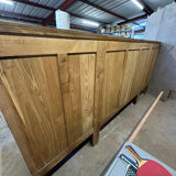 Large dining room buffet in marquetry – Louis XV style – 20th century