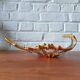 Mini golden glass coupe vintage style Bayel, pocket tray.