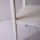 Pair of mid-century Scandinavian white-painted nightstands