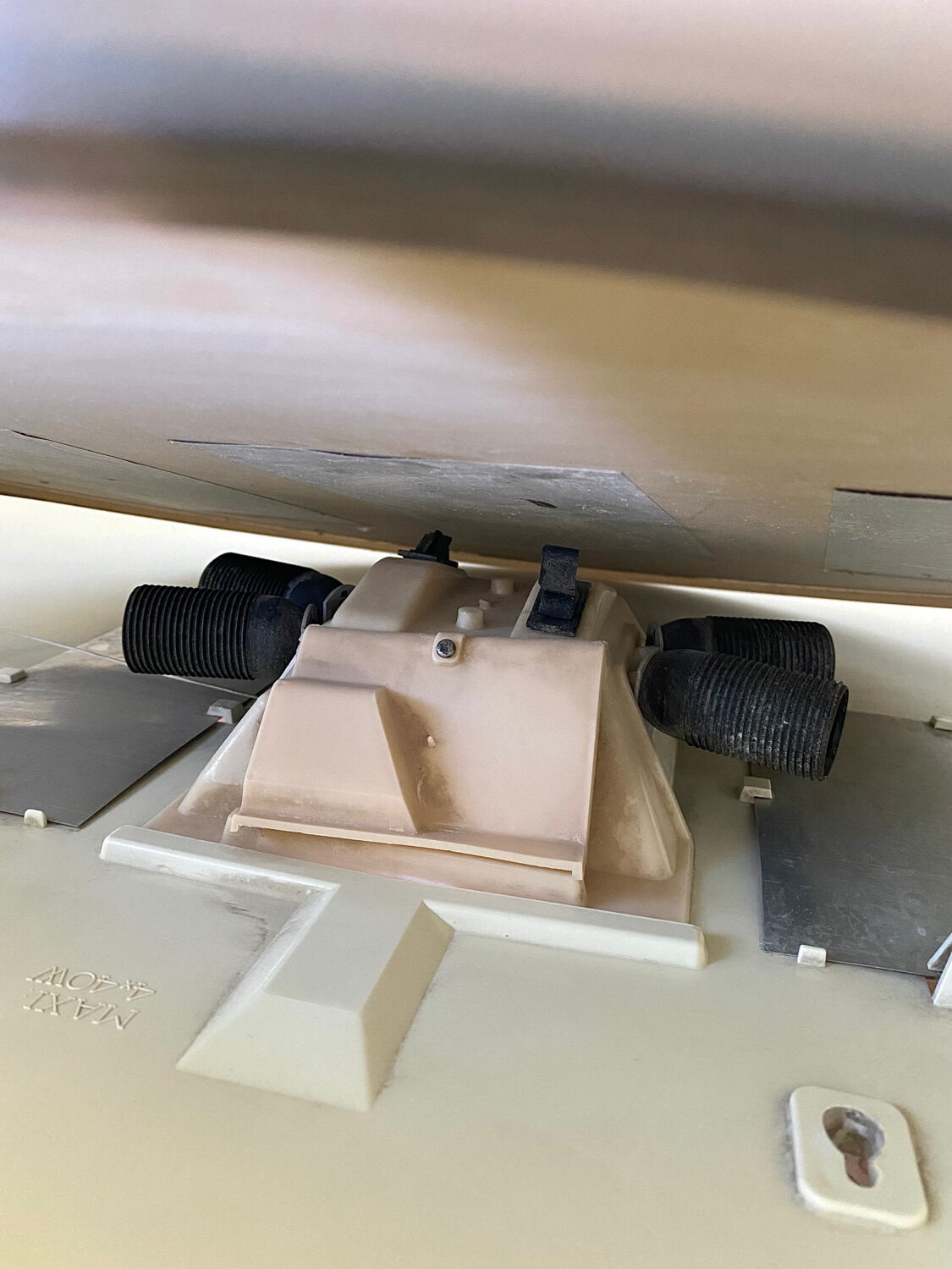 Round mirror Allibert model A41 Space Age 1970