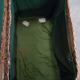 Old wicker trunk