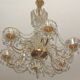 Brass chandelier, 1960s
