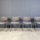 Set of 4 stacking dining chairs by Rudi Verelst for Novalux, 1970s