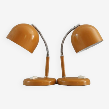 Pair of Italian desk lamps, 70s