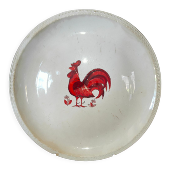 Pie dish of France with rooster decoration