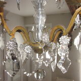 Old stamps chandelier