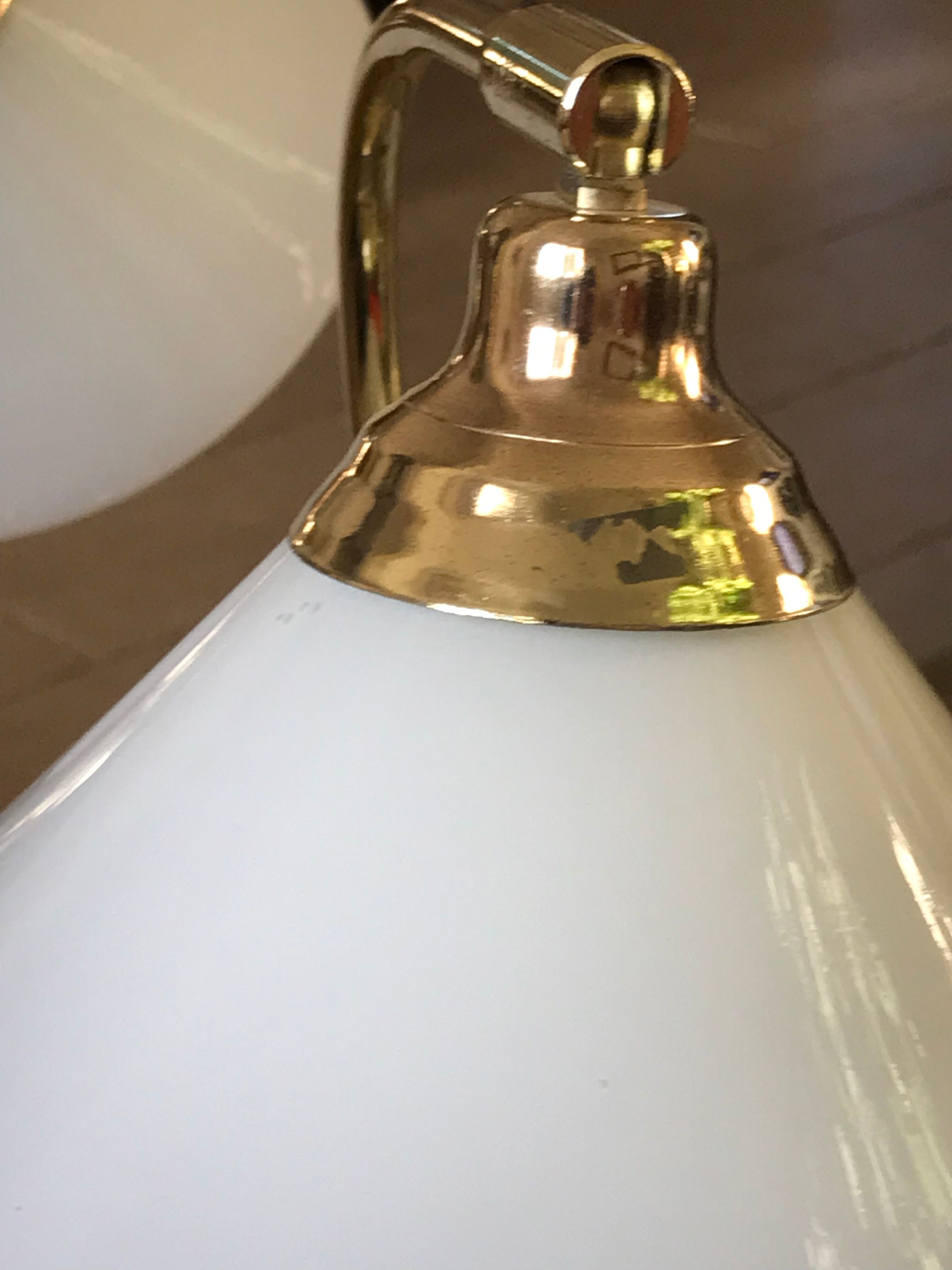 Vintage opaline lamp
