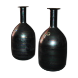 Pair of italian glass vases
