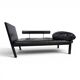 B&B Italia Baisity Leather Chaise Lounge / Daybed by Antonio Citterio, 1980