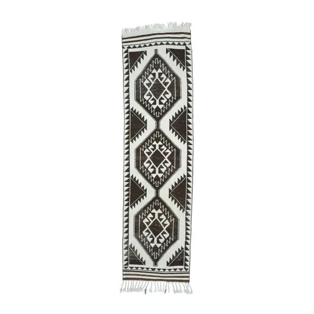 1970s Natural Turkish Hand-Knotted Runner 96x358