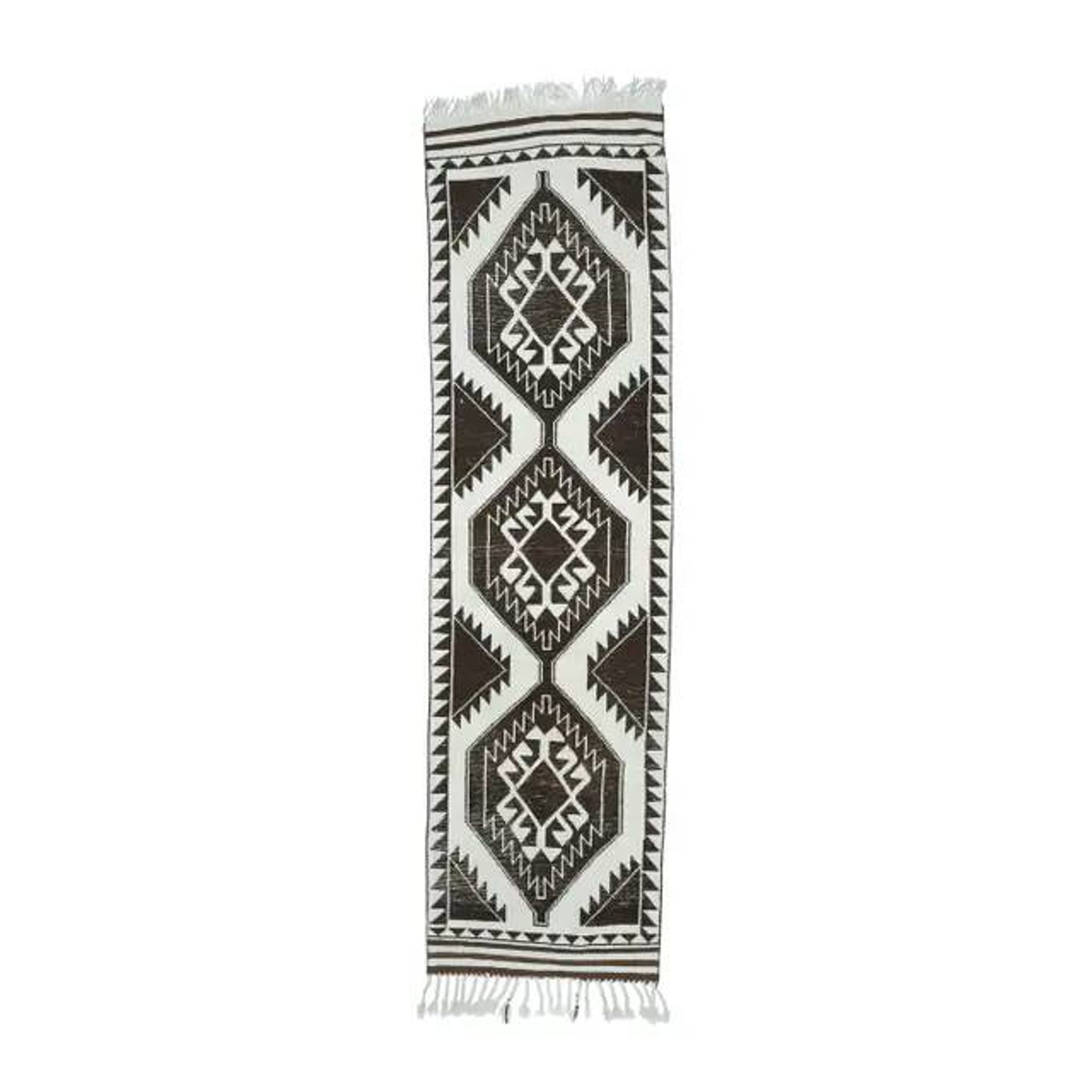 1970s Natural Turkish Hand-Knotted Runner 96x358